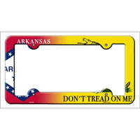 Arkansas|Dont Tread Novelty Metal License Plate Frame LPF-382