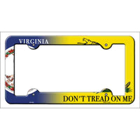 Virginia|Dont Tread Novelty Metal License Plate Frame LPF-424