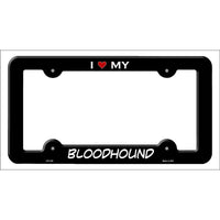 Bloodhound Novelty Metal License Plate Frame LPF-239