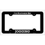 Jogging Novelty Metal License Plate Frame LPF-092