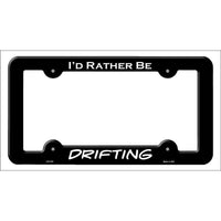 Drifting Novelty Metal License Plate Frame LPF-079