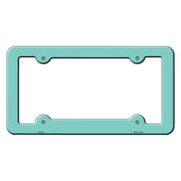 Mint Solid Novelty Metal License Plate Frame LPF-016