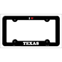 Love Texas Novelty Metal License Plate Frame LPF-320