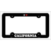 Love California Novelty Metal License Plate Frame LPF-282