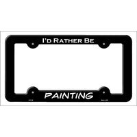 Painting Novelty Metal License Plate Frame LPF-106