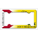 Alabama|Dont Tread Novelty Metal License Plate Frame LPF-379