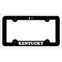 Love Kentucky Novelty Metal License Plate Frame LPF-294