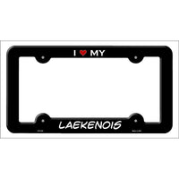 Laekenois Novelty Metal License Plate Frame LPF-233