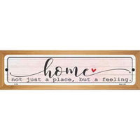 Home Feeling Novelty Wood Mounted Small Metal Street Sign