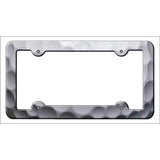 Golfball Ripples Novelty Metal License Plate Frame LPF-274