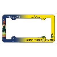 Vermont|Dont Tread Novelty Metal License Plate Frame LPF-423