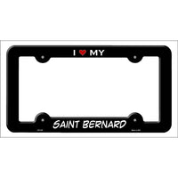 Saint Bernard Novelty Metal License Plate Frame LPF-247