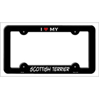 Scottish Terrier Novelty Metal License Plate Frame LPF-248