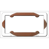 Football Threads Novelty Metal License Plate Frame LPF-275