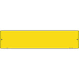 Yellow Solid Blank Small Street Sign K-025