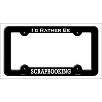 Scrapbooking Novelty Metal License Plate Frame LPF-172
