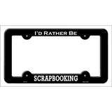 Scrapbooking Novelty Metal License Plate Frame LPF-172