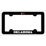 Love Oklahoma Novelty Metal License Plate Frame LPF-313