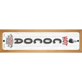 Hot Cocoa White Novelty Wood Mounted Small Metal Street Sign WB-K-1696