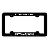 Birdwatching Novelty Metal License Plate Frame LPF-057