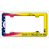 Ohio|Dont Tread Novelty Metal License Plate Frame LPF-413