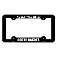 Be In South Dakota Novelty Metal License Plate Frame LPF-368