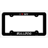 Bulldog Novelty Metal License Plate Frame LPF-193