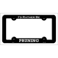 Pruning Novelty Metal License Plate Frame LPF-163