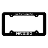 Pruning Novelty Metal License Plate Frame LPF-163