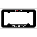 Irish Setter Novelty Metal License Plate Frame LPF-250