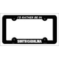 Be In South Carolina Novelty Metal License Plate Frame LPF-367