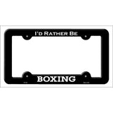 Boxing Novelty Metal License Plate Frame LPF-180