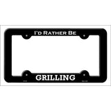 Grilling Novelty Metal License Plate Frame LPF-165