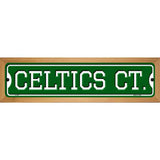 Celtics Ct Novelty Wood Mounted Small Metal Street Sign WB-K-1007