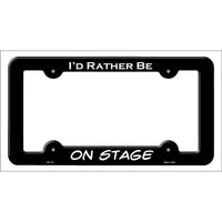 On Stage Novelty Metal License Plate Frame LPF-175