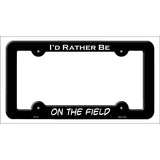 On The Field Novelty Metal License Plate Frame LPF-177