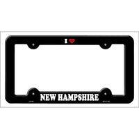 Love New Hampshire Novelty Metal License Plate Frame LPF-306