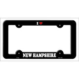 Love New Hampshire Novelty Metal License Plate Frame LPF-306