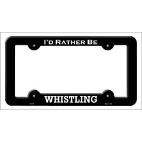 Whistling Novelty Metal License Plate Frame LPF-191