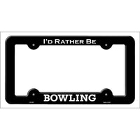 Bowling Novelty Metal License Plate Frame LPF-087