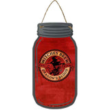 Dragons Blood Red Novelty Metal Mason Jar Sign