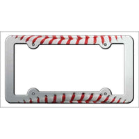 Baseball Threads Novelty Metal License Plate Frame LPF-273