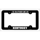 Be In Kentucky Novelty Metal License Plate Frame LPF-344