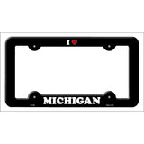 Love Michigan Novelty Metal License Plate Frame LPF-299