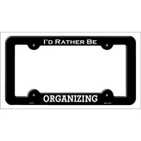 Organizing Novelty Metal License Plate Frame LPF-151