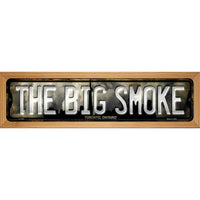 Toronto Ontario The Big Smoke Wood Mounted Small Metal Street Sign WB-K-1260