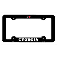 Love Georgia Novelty Metal License Plate Frame LPF-287