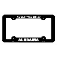 Be In Alabama Novelty Metal License Plate Frame LPF-328