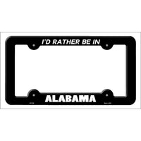 Be In Alabama Novelty Metal License Plate Frame LPF-328