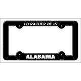 Be In Alabama Novelty Metal License Plate Frame LPF-328